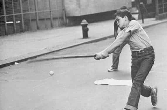 Stickball in Brooklyn in the 1950s and 1960s.