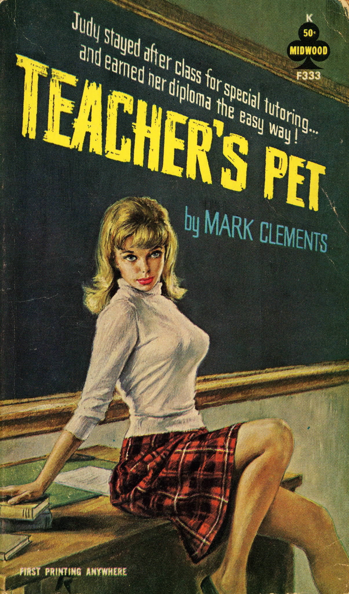 Paperback cover of Teacher's Pet by Mark Clements