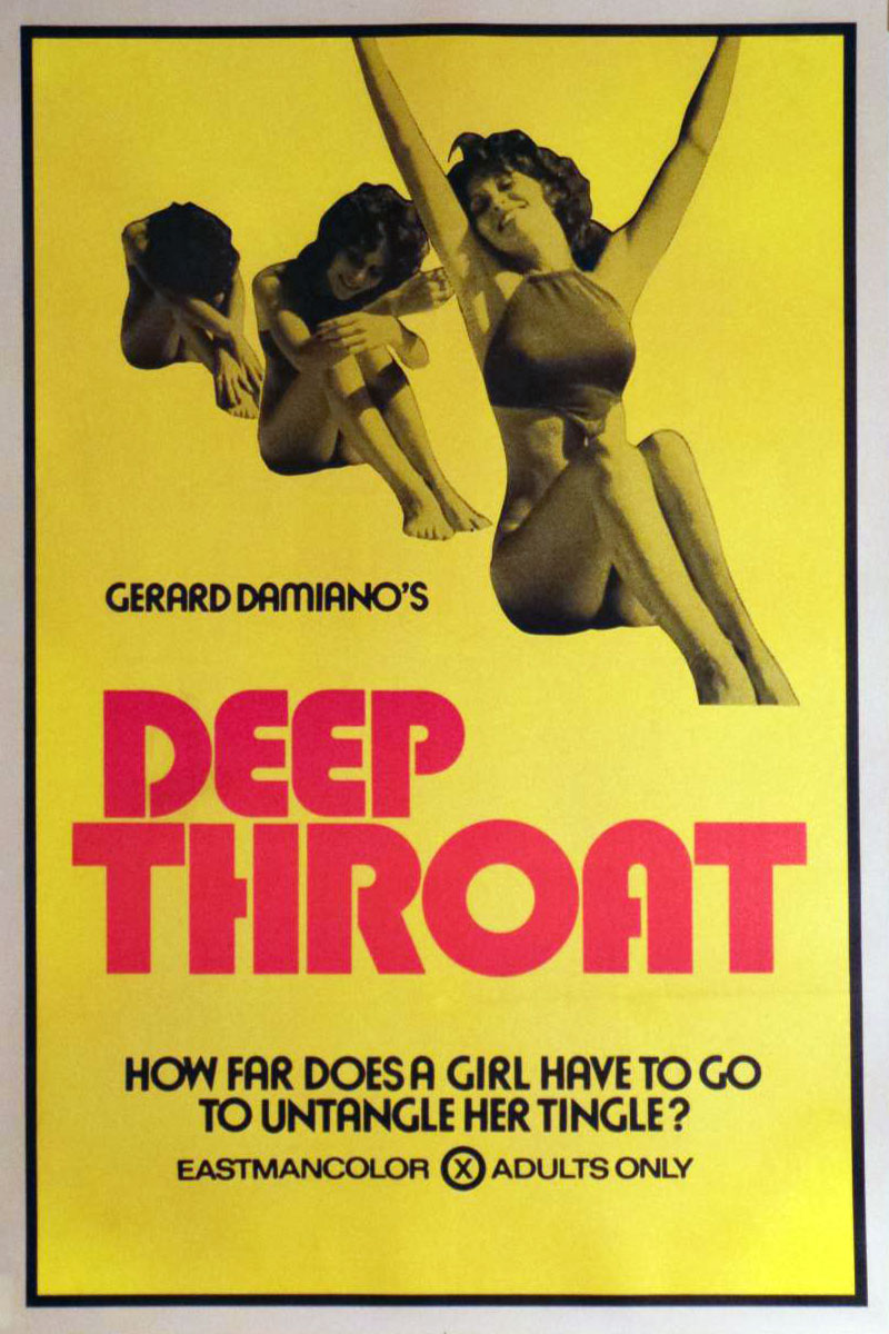 Original movie poster for Deep Throat 