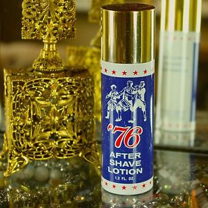 Ad for '76 after shave lotion - Bicentennial kitsch