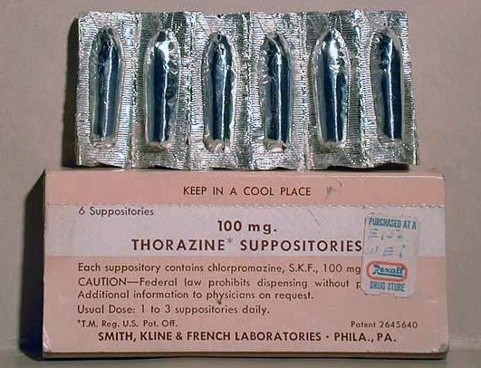 Thorazine suppositories