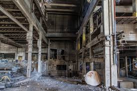 Abandoned factory interior