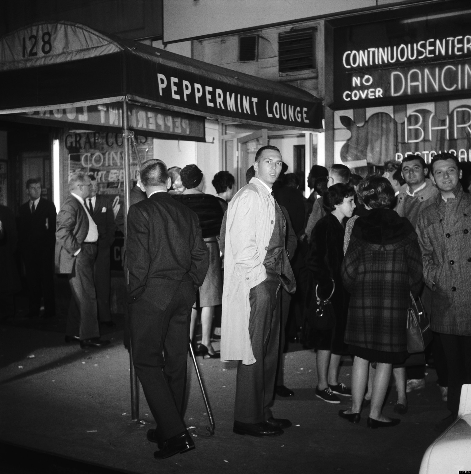 Crowds outside The Peppermint Lounge