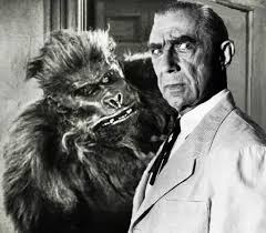 Bela Lugosi and gorilla in Bela Lugosi Meets a Brooklyn Gorilla 