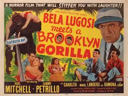 Movie poster for Bela Lugosi Meets a Brooklyn Gorilla