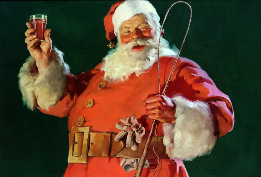 Vintage Coca-Cole Santa 