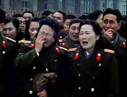Weeping North Korean soldiers.  