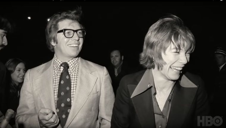 Pete Hamill with Shirley 