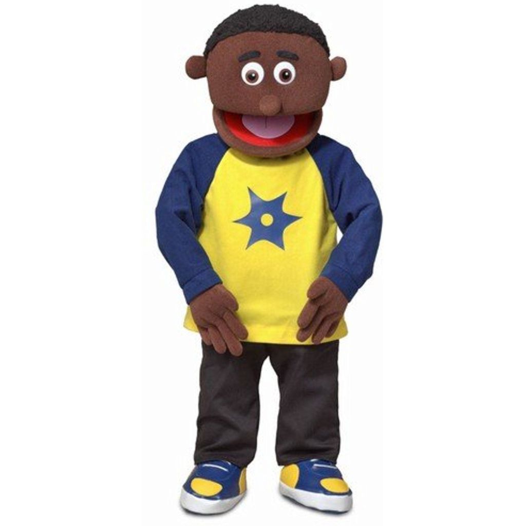 African American puppet.  