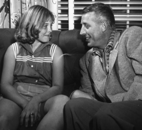 Stan Kenton and his daughter