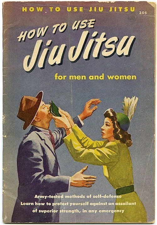 Vintage book cover for How to Use Jiu Jitsu