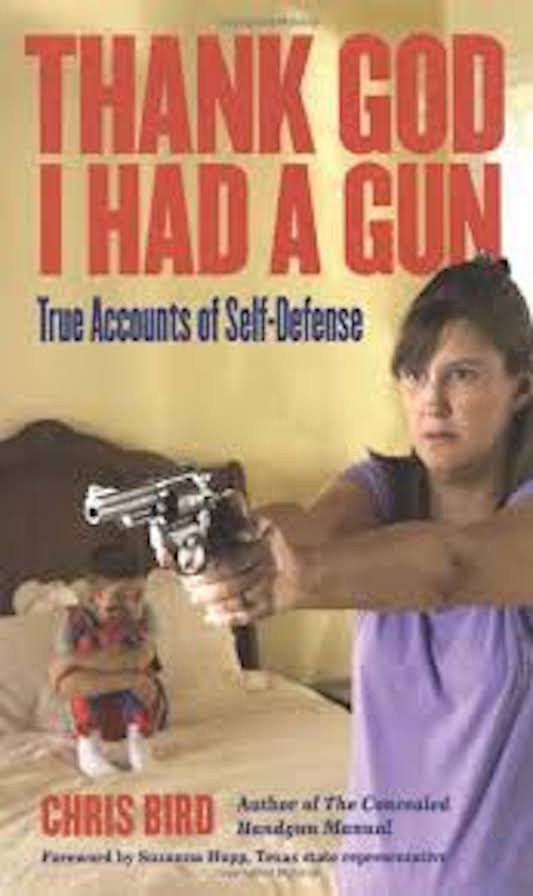 Book cover: Thank God I had a gun  
