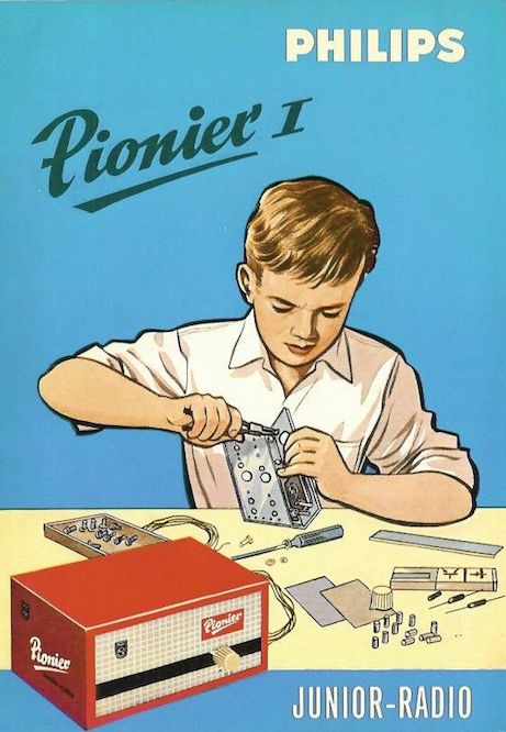Vintage ad for Boy radio repair 