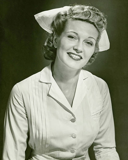 Vintage smiling nurse 