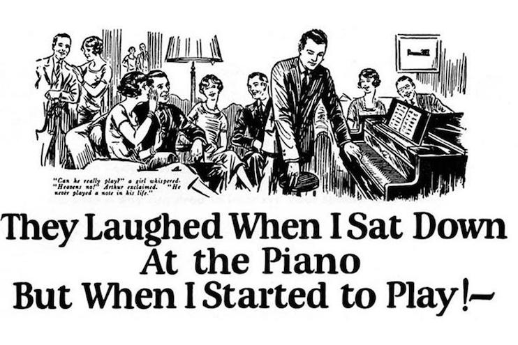 They laughed when I sat down at the piano 