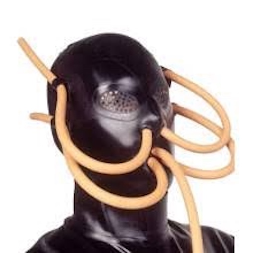 S&M rubber suffocation mask 